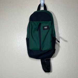 COPY - Vans cross body bag cordura fabric Forest green